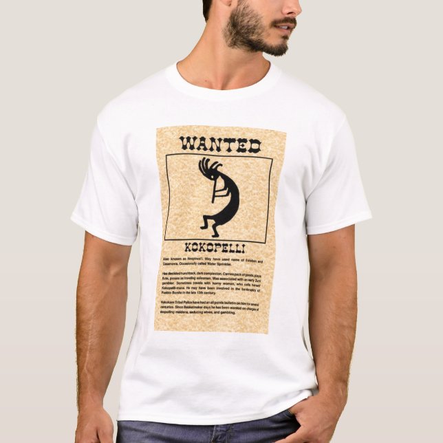 Camiseta Kokopelli quis o Tshirt (Frente)