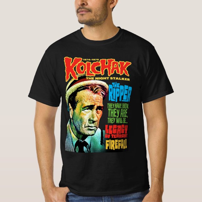 Camiseta Kolchak The Night Stalker, estilo 3 do HomeStudio (Frente)