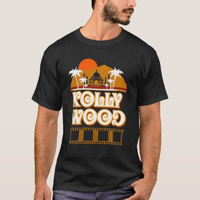 Camiseta Kollywood Movie Retro Style Tamil Indian Cinema Lo (Frente)