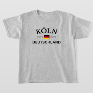 Camiseta Koln (Colônia) Coordena a Alemanha de Crianças Ale