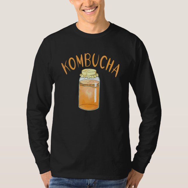 Camiseta Kombucha Definição O Elixir Do Probiótico De Vida  (Frente)