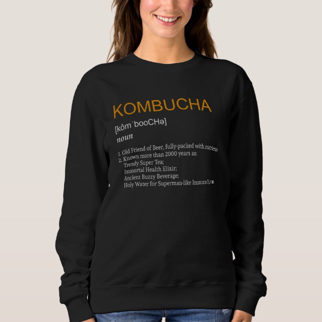 Camiseta Kombucha Definition Boch Tea (Frente)