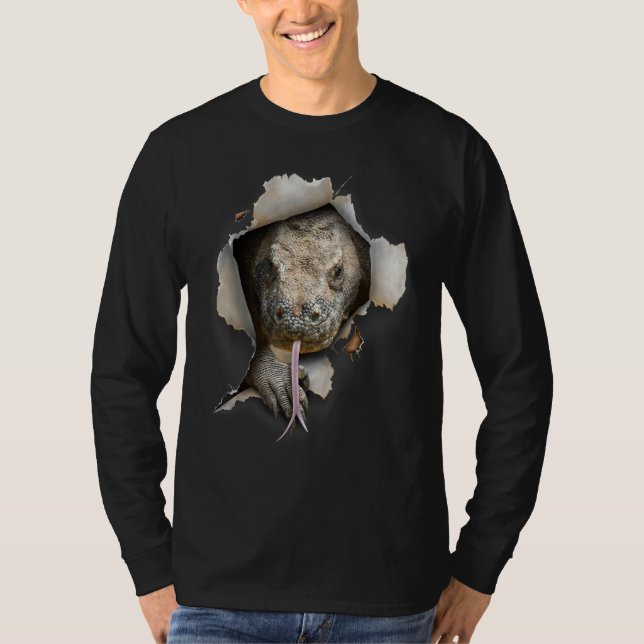 Camiseta Komodo Dragon  Komodo Reptile Lizard Komodo Dragon (Frente)