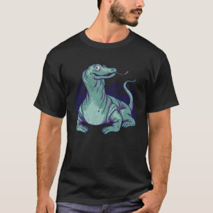 Camiseta Komodo Dragon Lizard Vacard Traveler Animal Ret