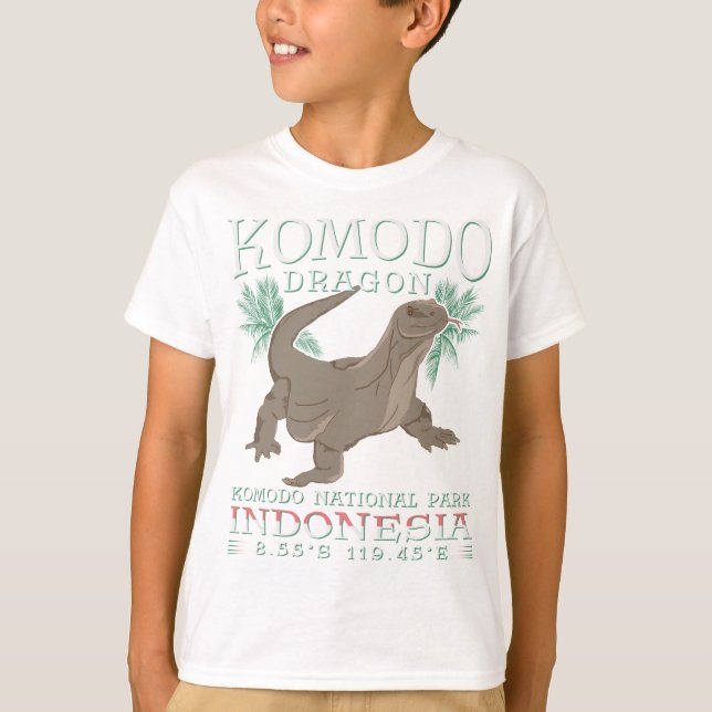 CAMISETA KOMODO DRAGON - O MAIOR LAGARRO. (Frente)