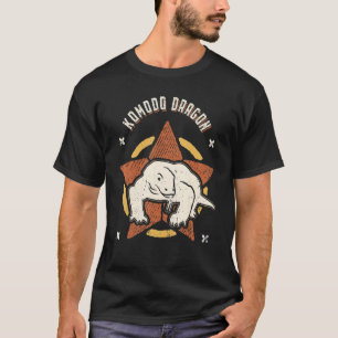 Camiseta Komodo Dragon Vintage Retro Classic