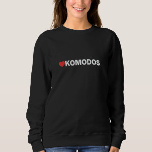 Camiseta Komodos Amor, Coração Design Amado por Qualquer um