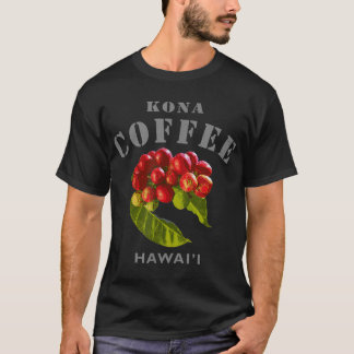 Camiseta Kona Coffee Hawaii Famosa Ilha Grande Moderna Hava