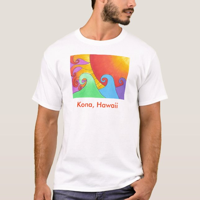 Camiseta Kona, Havaí (Frente)