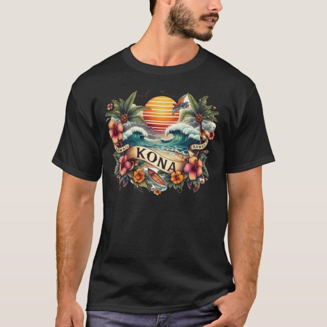 Camiseta Kona Havaí 1 (Frente)