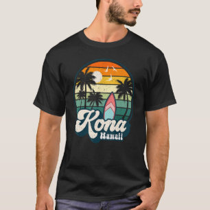 Camiseta Kona Hawaii Havaii Surfistas Vintage