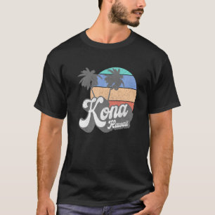 Camiseta Kona Hawaii Hawaii Hawaiian Beach Re, do Vintage 7