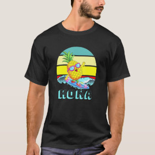 Camiseta Kona Hawaii Hawaii Surf de abacaxi Sun Surfer Bea
