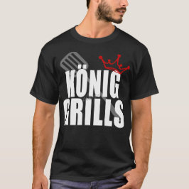 Camiseta König des Grills Krone Gillbesteck