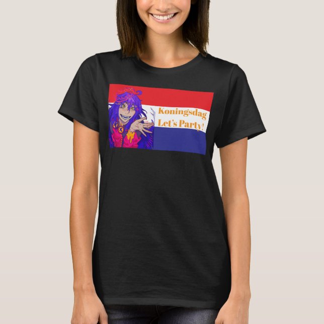 Camiseta Koningsdag anime (Frente)