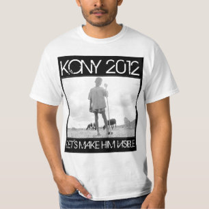 Camiseta KONY 2012 - Deixe-nos fazê-lo visível