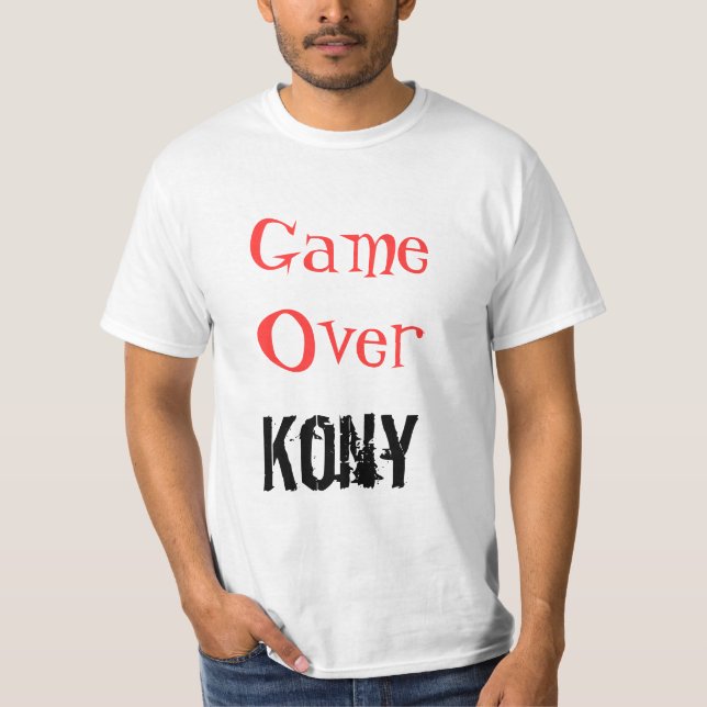 Camiseta Kony Game Over Kony (Frente)