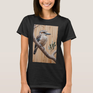 Camiseta Kookaburra australiano em uma Arte da Vida Selvage