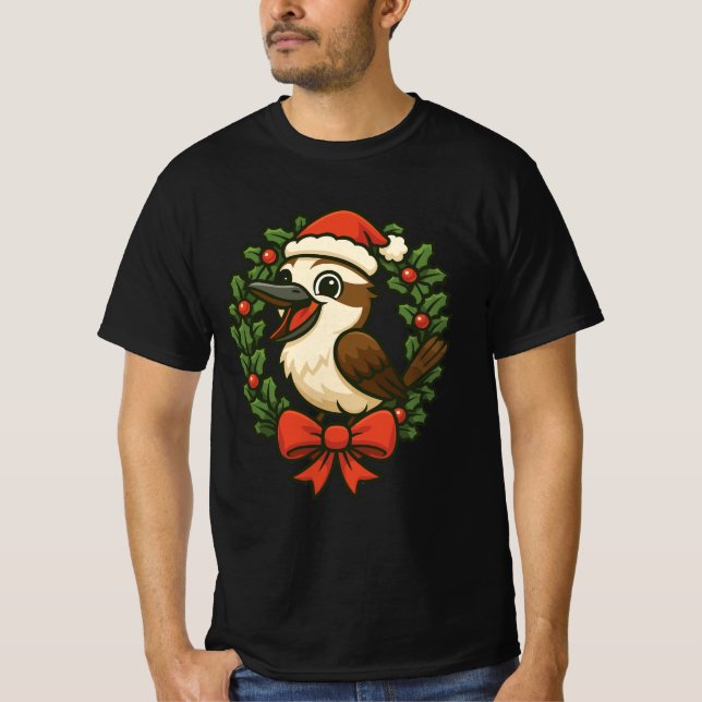 Camiseta Kookaburra rindo no Natal (Frente)
