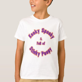 Camiseta Kooky Spooky & Cheio de Cocô Fedorento