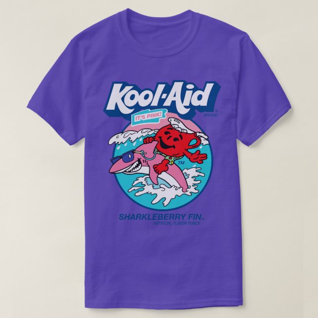 Camiseta Kool Aid Sharkleberry Fin Light (Frente do Design)