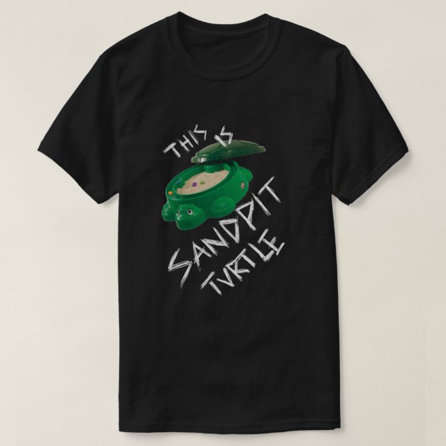 Camiseta Kopie von This Is Sandpit Turtle - bmth meme - whi (Frente do Design)