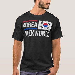Camiseta Korea Taekwondo Martial Arts Treinando Kor
