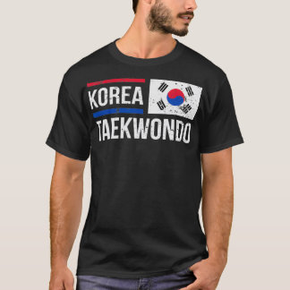 Camiseta Korea Taekwondo Martial Arts Treinando Kor