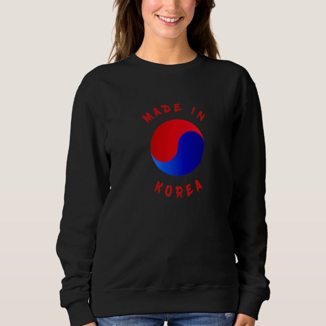 Camiseta Korean born, Korean flag Premium (Frente)