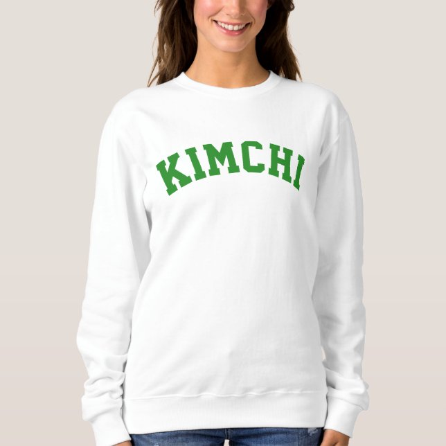 Camiseta Korean Famous Food Kimchi | Forest Green (Frente)