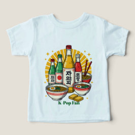 Camiseta Korean Pop Culture Chest Print