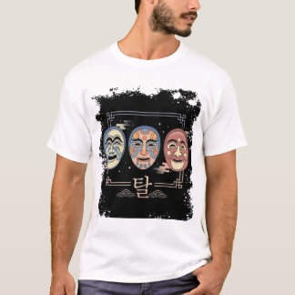 Camiseta Korean Traditional Masks (Tal)