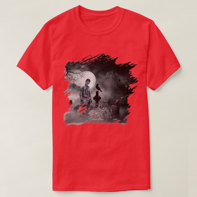 Camiseta korean zombi (Frente do Design)