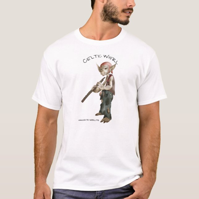 Camiseta Korrigan Flutiste Celtic Whirl (Frente)