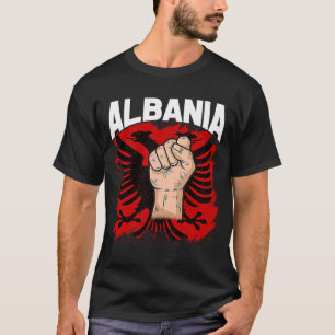 Camiseta Kosovo Albânia Tirana Flag Double Eagle