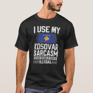 Camiseta Kosovo Flag Souvenirs For Kosovars Men & Women