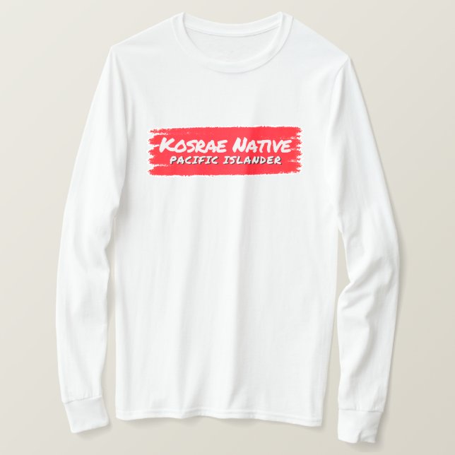 Camiseta Kosrae Kosraen Long Sleeve (Frente do Design)
