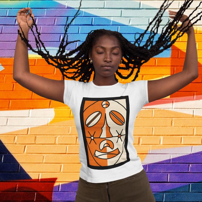 Camiseta Kota Tribal Mask (Criador carregado)
