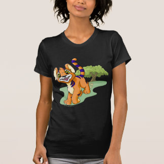 Camiseta Kougra alaranjado aventuroso na ilha do mistério