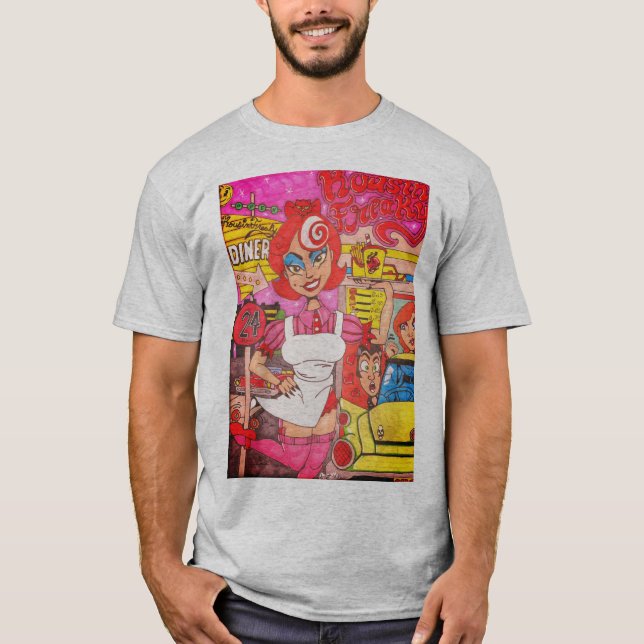 Camiseta Kousin Freaky Diner (Frente)