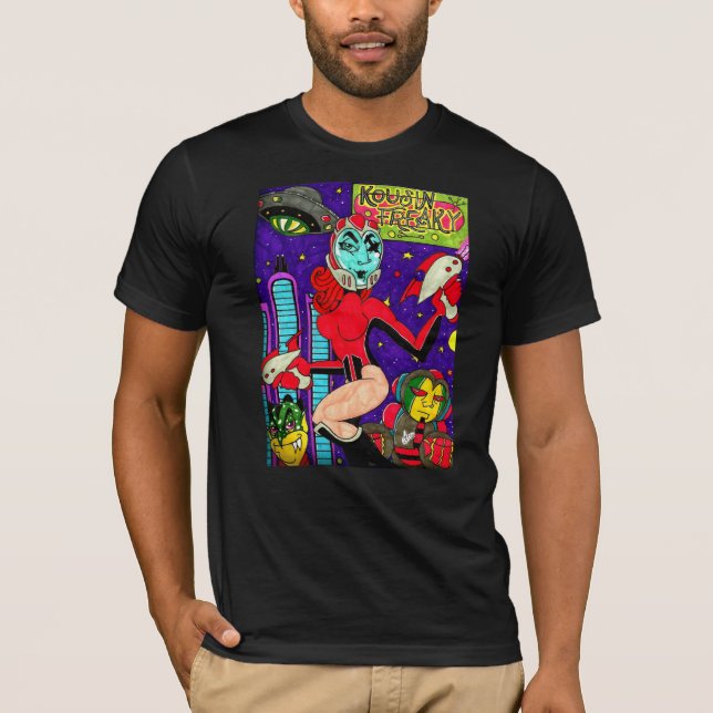 Camiseta Kousin Freaky Space (Frente)