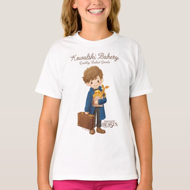 Camiseta Kowalski Bakery - Newt Scamander (Frente)