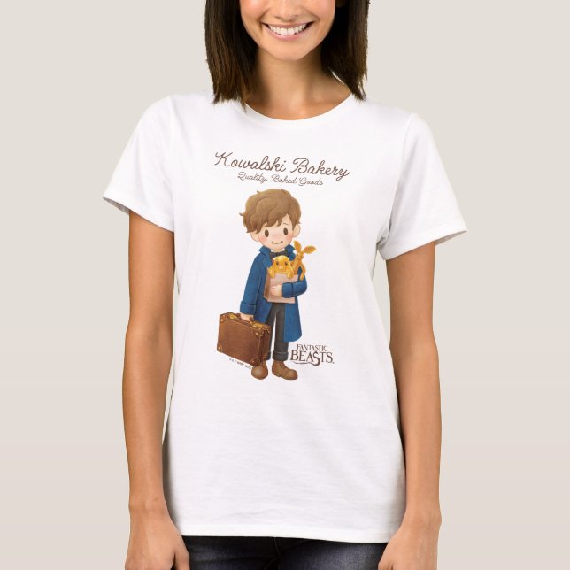 Camiseta Kowalski Bakery - Newt Scamander (Frente)