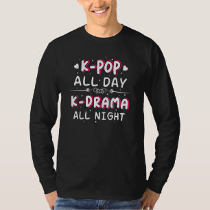 Camiseta KPop All Day K Drama A Noite Toda