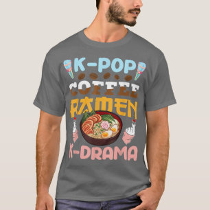 Camiseta KPop Café Ramen KDrama Japonês Noodles Bowl Gir