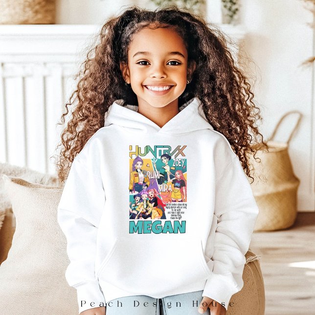 Camiseta KPop Demon Hunters Girls Hoodie, Huntrix Hoodie (Criador carregado)