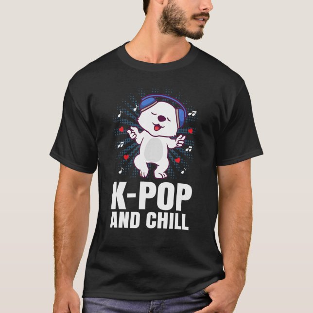 Camiseta Kpop E Calar Urso Polar (Frente)