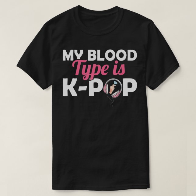 Camiseta KPop Fashion for Fans of korean KDrama & KPop Merc (Frente do Design)
