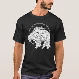 Camiseta Kpop Kawaii Urso Panda Não Posso Ouvir Você Estou