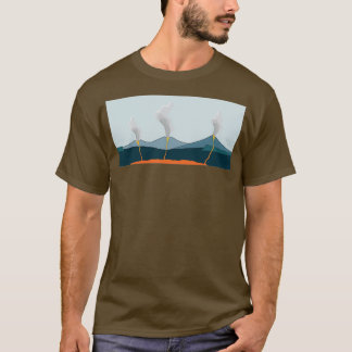 Camiseta Krakatoa Erupção
